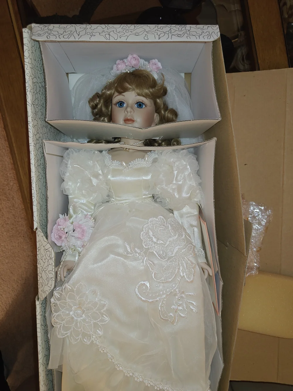 The Love Honor & Cherish Tiffany 24-inch Porcelain Bride Doll